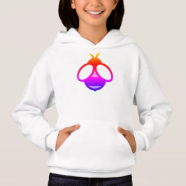 Leuke kleurrijke bee eenvoudig ontwerp