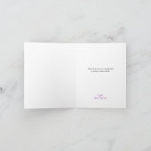 Leuke Kleurrijke Bloemen van de Pinguïn dankt u Bedankkaart (Binnen)