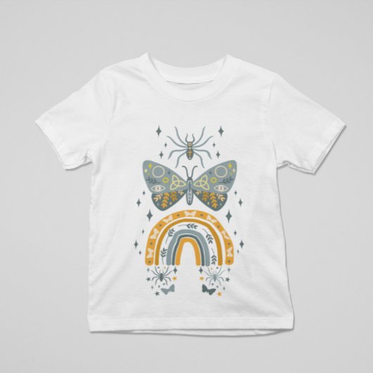 Leuke kleurrijke boho stijl Hallowing ontwerp Tri-Blend Shirt