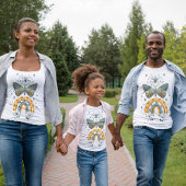 Leuke kleurrijke boho stijl Hallowing ontwerp Tri-Blend Shirt