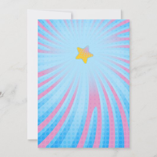 Leuke & kleurrijke Bowling Party Uitnodiging (Achterkant)