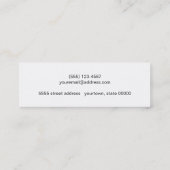 Leuke Kleurrijke Confetti Goud Gestreepte Mama Kaa Contactkaartje (Achterkant)