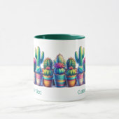 Leuke Kleurrijke Custom Cactus Mok (Midden)