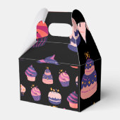 Leuke kleurrijke dank u trakteren / gunst / gesche bedankdoosjes (Achterkant)