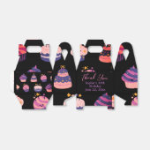 Leuke kleurrijke dank u trakteren / gunst / gesche bedankdoosjes (Uitgevouwen)