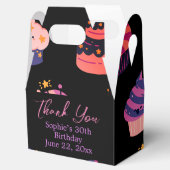 Leuke kleurrijke dank u trakteren / gunst / gesche bedankdoosjes (Geopend)