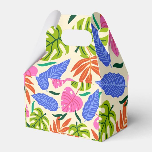 Leuke kleurrijke dank u trakteren / gunst / gesche bedankdoosjes (Achterkant)