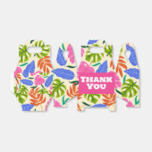 Leuke kleurrijke dank u trakteren / gunst / gesche bedankdoosjes (Uitgevouwen)