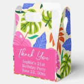 Leuke kleurrijke dank u trakteren / gunst / gesche bedankdoosjes (Geopend)