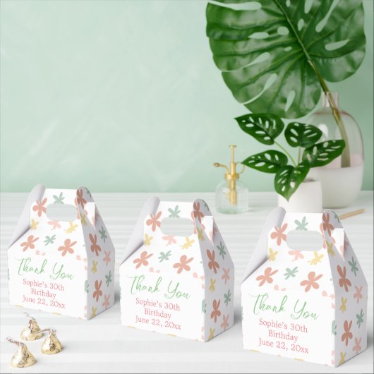 Leuke kleurrijke dank u trakteren / gunst / gesche bedankdoosjes (Meervoudige)