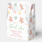 Leuke kleurrijke dank u trakteren / gunst / gesche bedankdoosjes (Geopend)