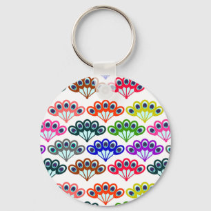 Leuke kleurrijke decoratieve patroon Case-Mate sam Sleutelhanger