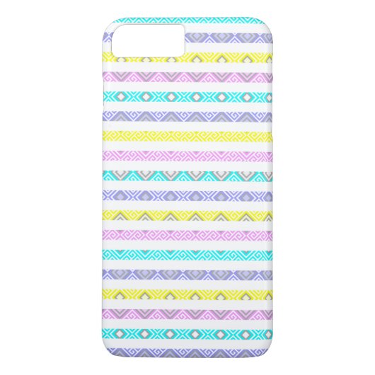 Leuke kleurrijke decoratieve strepen patroon Case-Mate iPhone case (Achterkant)