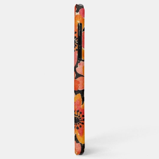 Leuke kleurrijke Delicate Waterverf Flowers Case-Mate iPhone Case (Achterkant/links)