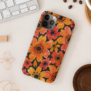 Leuke kleurrijke Delicate Waterverf Flowers iPhone 11Pro Max Hoesje