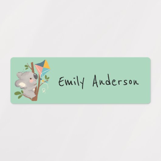 Leuke kleurrijke dierentuin Dieren School kinderop Labels (Design 2)