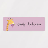 Leuke kleurrijke dierentuin Dieren School kinderop Labels (Design 1)