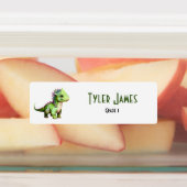 Leuke Kleurrijke Dinosaurus School Kinder Aangepas Labels (Aangebracht)