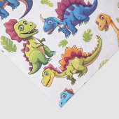 Leuke kleurrijke dinosaurus thema dino-mite tissuepapier (Detail)