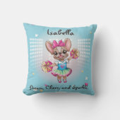 Leuke kleurrijke franchise passieve school geest kussen (Voorkant)