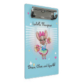 Leuke kleurrijke franchise passieve school geest mini klembord (Schuin)