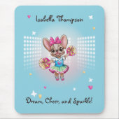 Leuke kleurrijke franchise passieve school geest muismat (Voorkant)