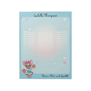 Leuke kleurrijke franchise passieve school geest notitieblok