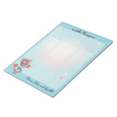 Leuke kleurrijke franchise passieve school geest notitieblok (Schuin)