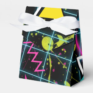 Leuke Kleurrijke Funky Koele 80's Verjaardagsfeest Bedankdoosjes
