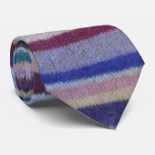 leuke , kleurrijke gebreide strepen met retro - st stropdas (Opgerold)