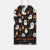 Leuke kleurrijke geesten gepersonaliseerd Happy Ha Cadeaulabel (Voorkant)