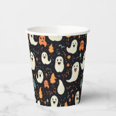 Leuke kleurrijke geesten Halloween Papieren Bekers (Links)