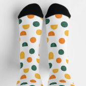 Leuke kleurrijke geometrisch gevormde gelukkige be sokken (Top)