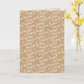 Leuke Kleurrijke Gestippelde Felicitaties voor Ied Kaart (Gele Bloem)