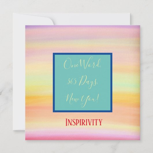 Leuke kleurrijke grillige overlevingsaanmoediging bedankkaart (Achterkant)