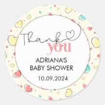 Leuke Kleurrijke Harten Dank u