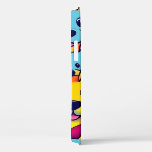 Leuke kleurrijke honden gelukkige honden Case-Mate iPhone case (Achterkant / Rechts)