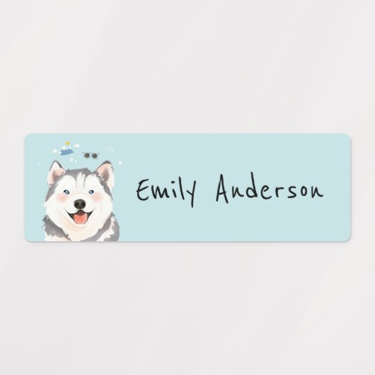 Leuke Kleurrijke Huisdier Honden Puppy School Kind Labels (Design 2)