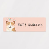 Leuke Kleurrijke Huisdier Honden Puppy School Kind Labels (Design 1)
