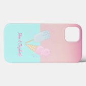 Leuke Kleurrijke IJshoorntjes Liefde Case-Mate iPhone Case (Achterkant (horizontaal))