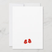 Leuke kleurrijke kerstfeest uitnodiging (Achterkant)