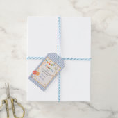Leuke Kleurrijke Kinderen Verjaardag Cadeaubijslui Cadeaulabel (Met Touw)