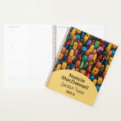 Leuke Kleurrijke Leraar Tutoring Pen Patroon Planner (Display)