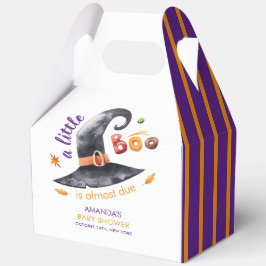 Leuke kleurrijke Little Boo Witch Pet Baby shower Bedankdoosjes