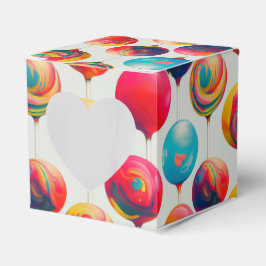 Leuke kleurrijke lolly's bedankdoosjes