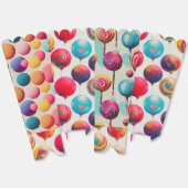 Leuke Kleurrijke Lolly's Popcorn Bedankdoosjes (Ongevouwen)