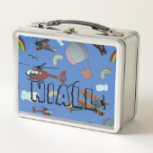 Leuke kleurrijke luchtvaart gepersonaliseerd (Voorkant)