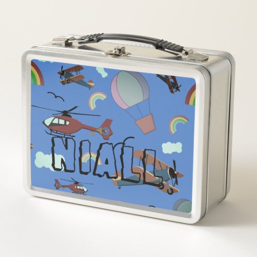 Leuke kleurrijke luchtvaart gepersonaliseerd (Voorkant)