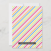 Leuke Kleurrijke Make-up Party Meisjes Verjaardag Kaart (Achterkant)