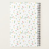Leuke Kleurrijke Moderne Patroon Dagelijkse Terug  Planner (Achterkant)